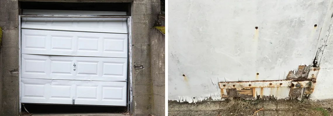 Rotten Commercial Garage Door Repair in Melbourne, FL