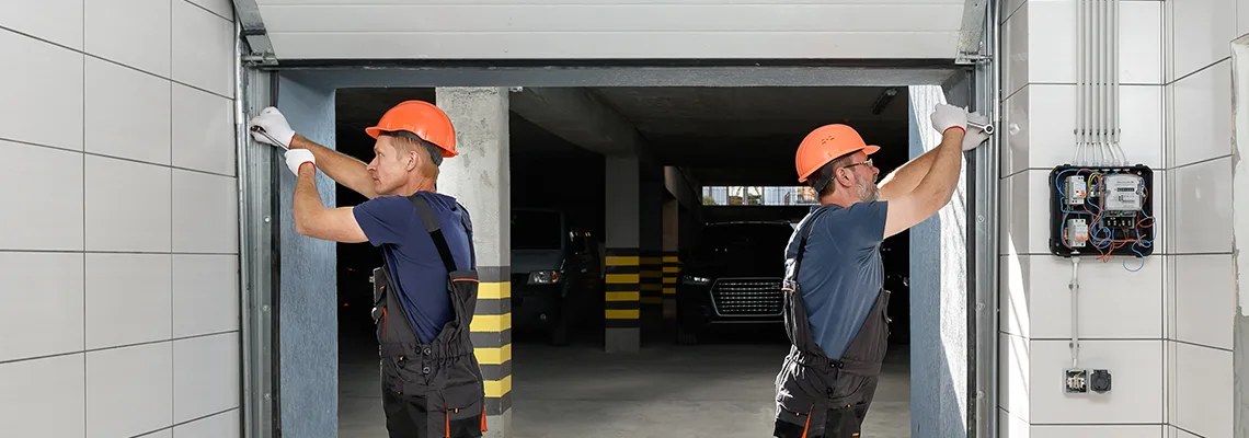 Wooden Garage Door Frame Repair in Melbourne, Florida